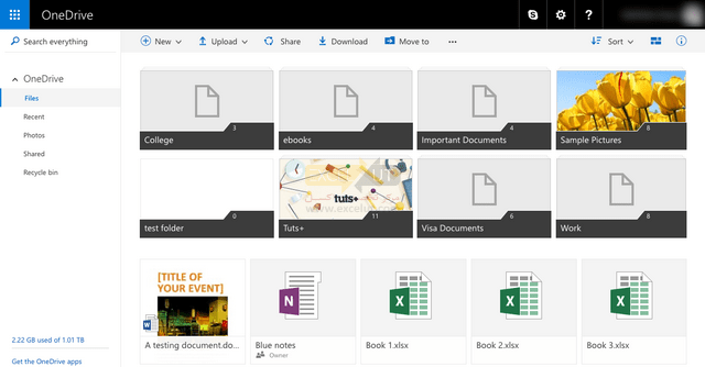 مرور، سازماندهی و مشاهده‌‌ی فایل‌های خود به صورت آنلاین در OneDrive
