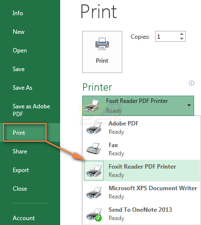 foxit printer install